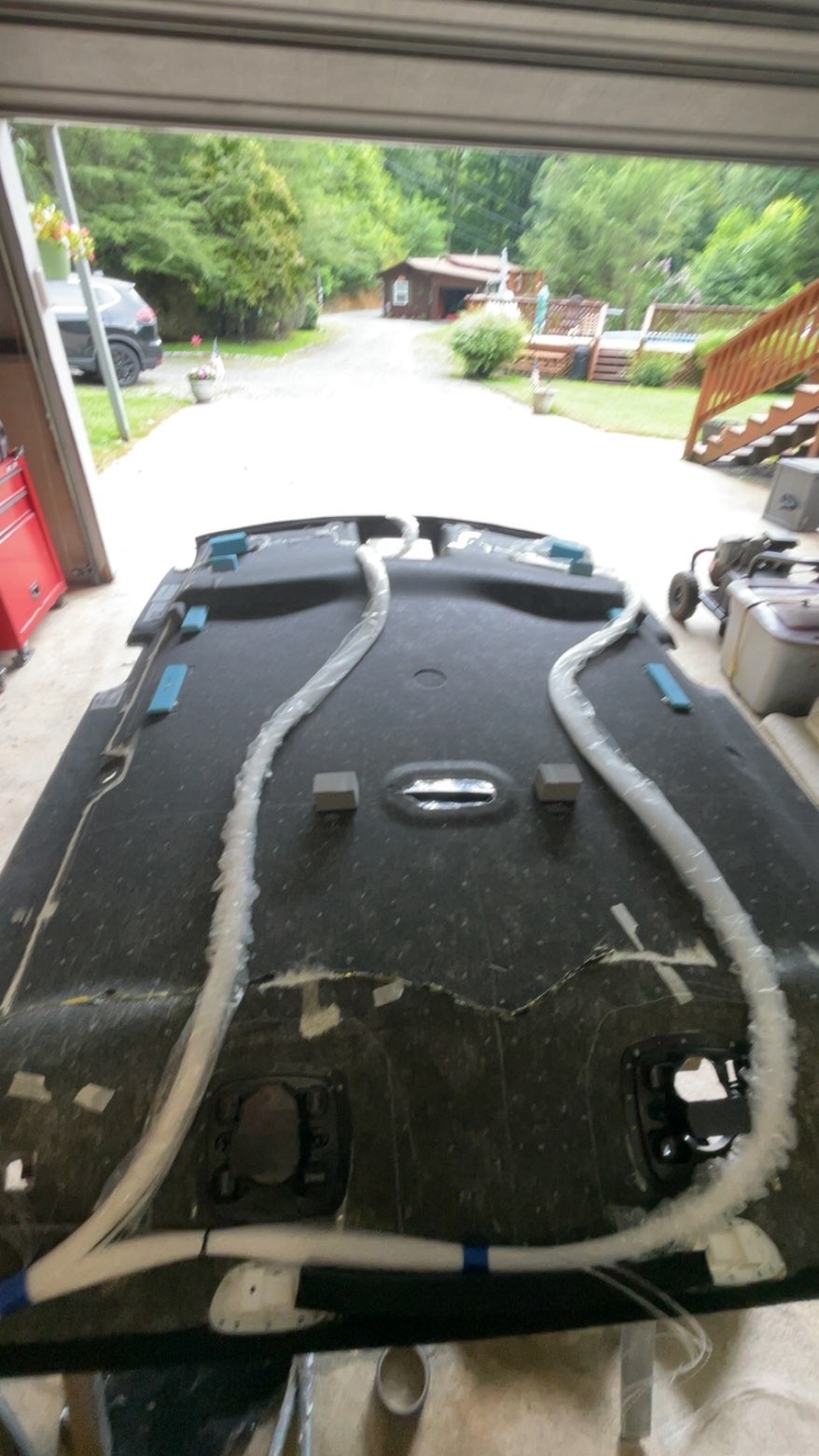 Fiber optic headliner assembly
