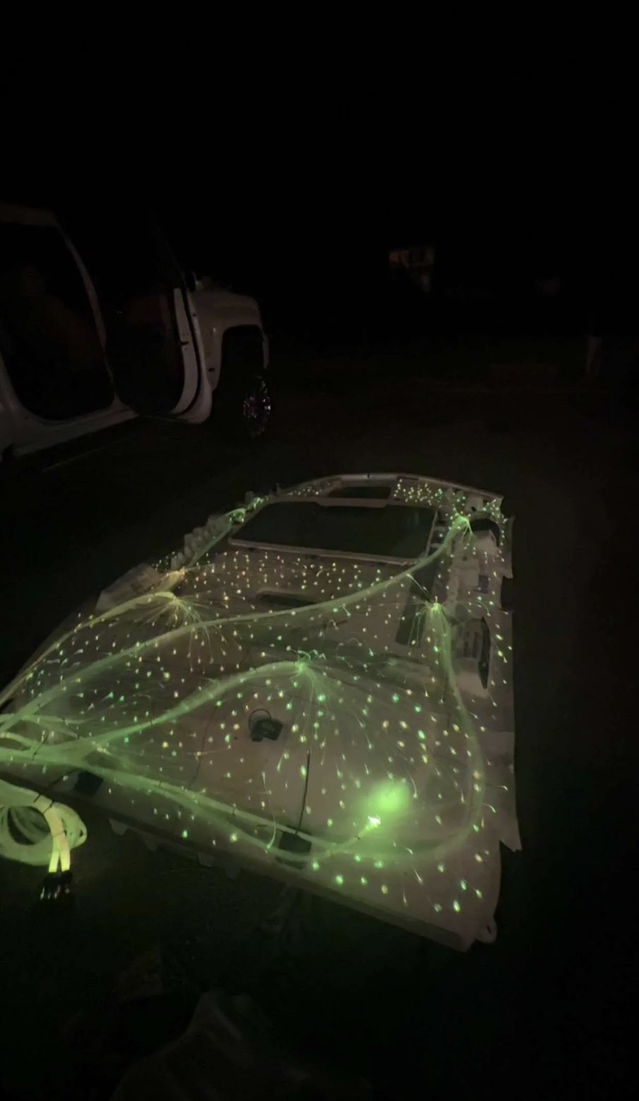 Green starlight headliner